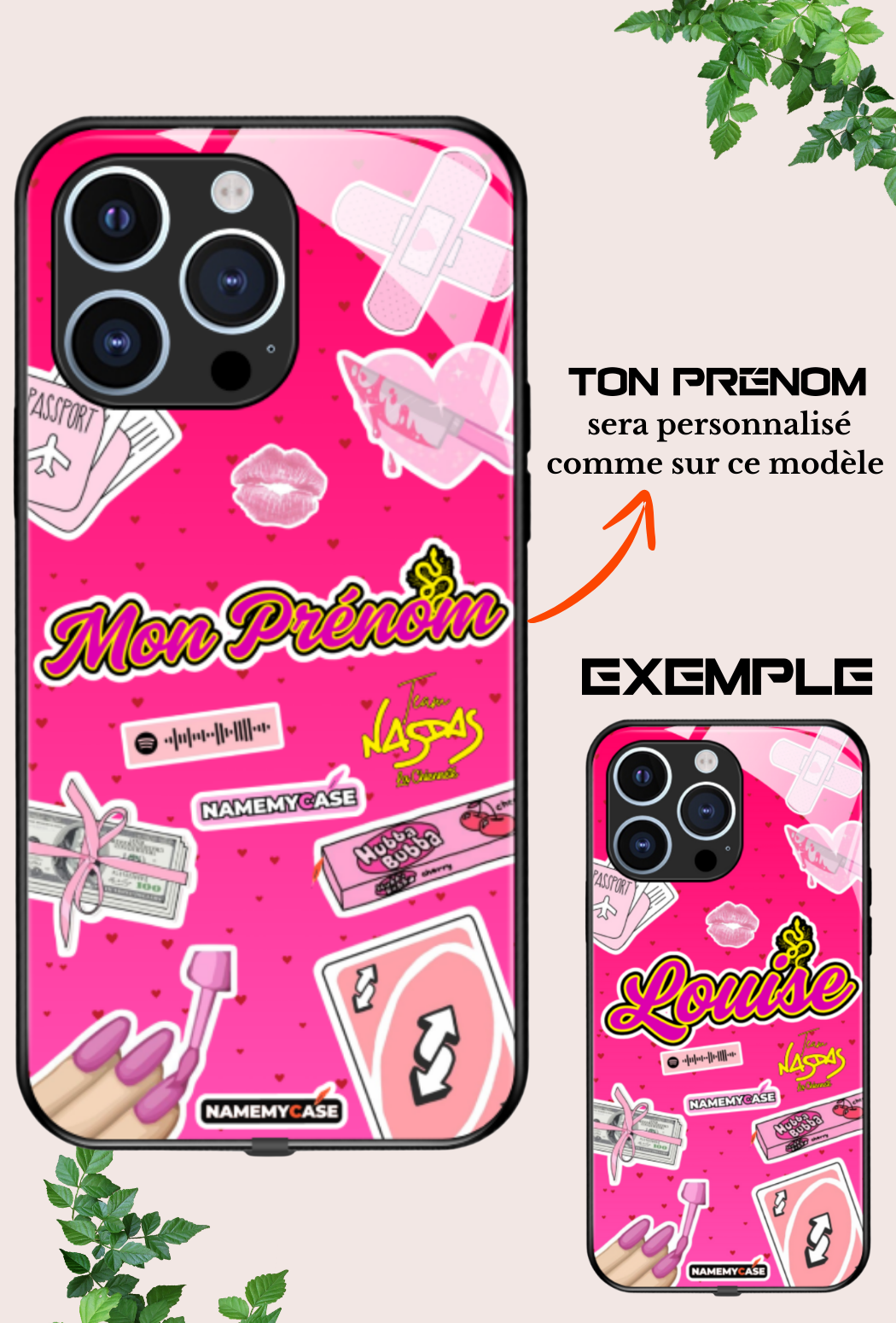 Coque iPhone - Modèle Mouna 2 x Team Nasdas