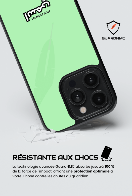 Coque iPhone - Oriental Vert Pastel