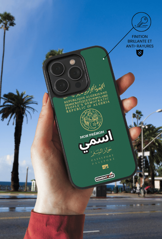 IPhone Coque Personnalisée - Algerie Passeport Green