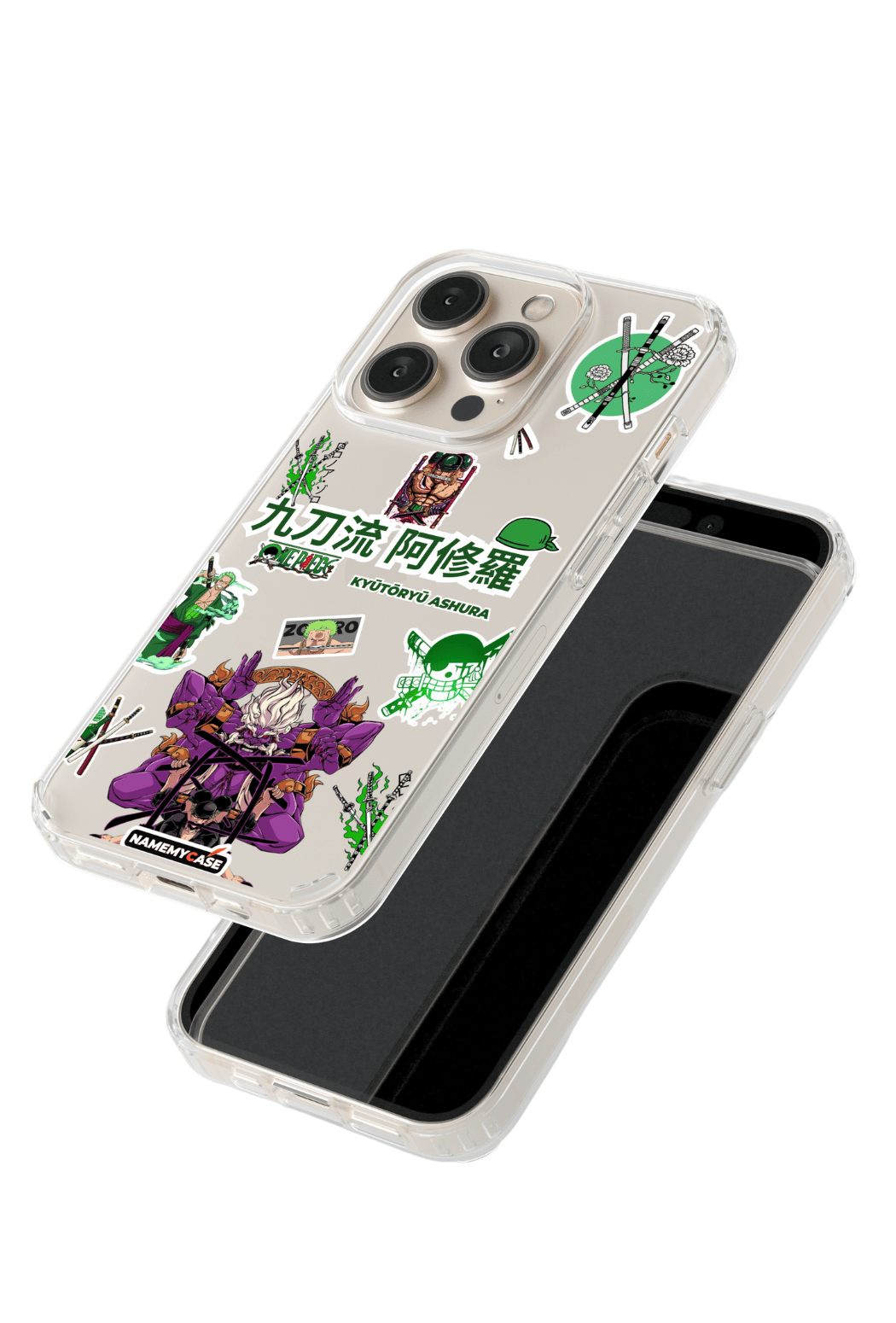 Coque iPhone Transparente - Zoro ashura