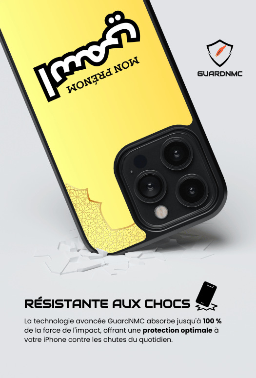 IPhone Coque Personnalisée - Yellow Gold