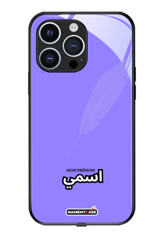 Coque iPhone - Oriental Lilas Bright