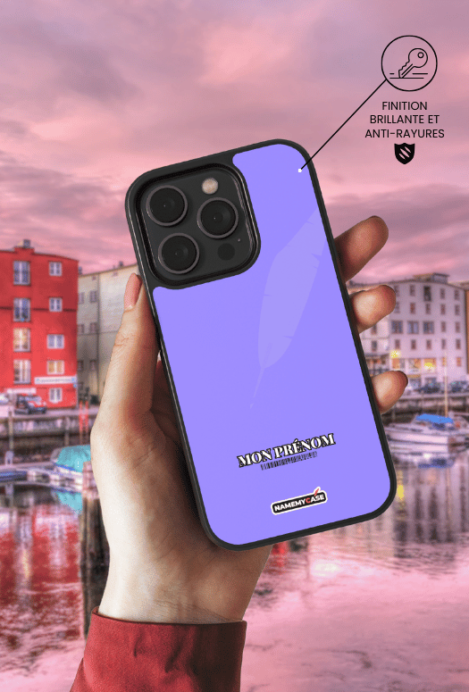 Coque iPhone - Simply Purple