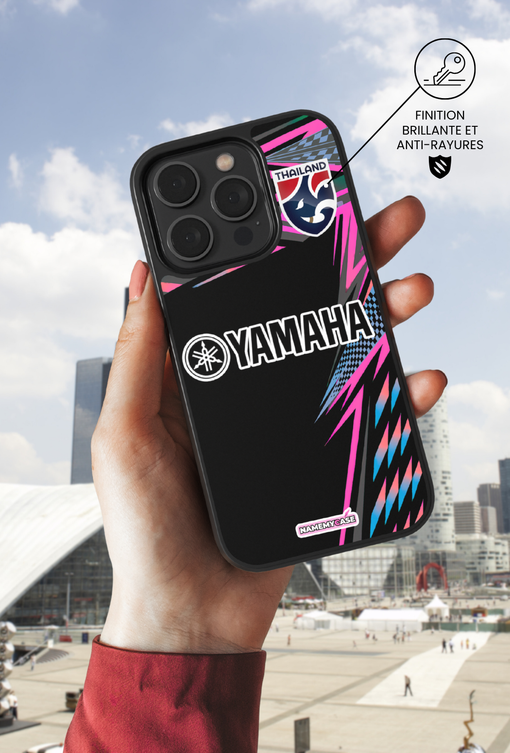 Coque iPhone - Maillot Thailande Jaune