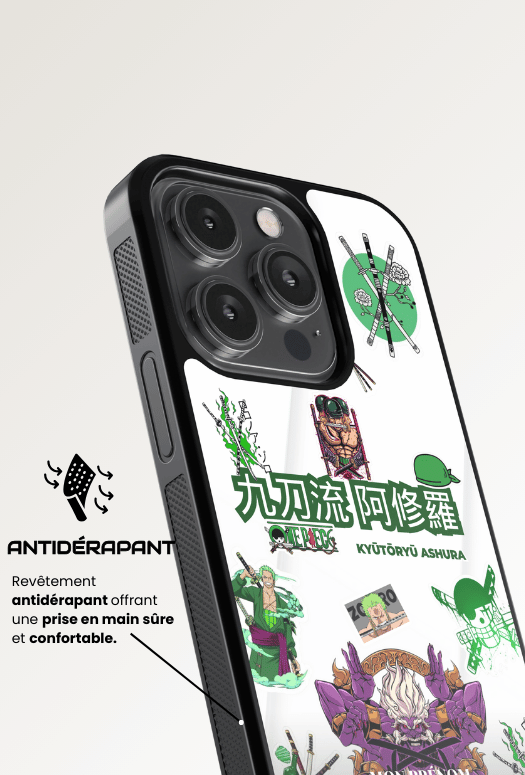 Coque iPhone - Ashura 2 - Zoro One piece
