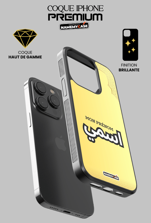 IPhone Coque Personnalisée - Yellow Gold