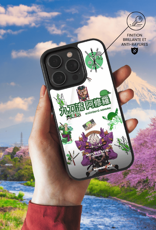 Coque iPhone - Ashura 2 - Zoro One piece
