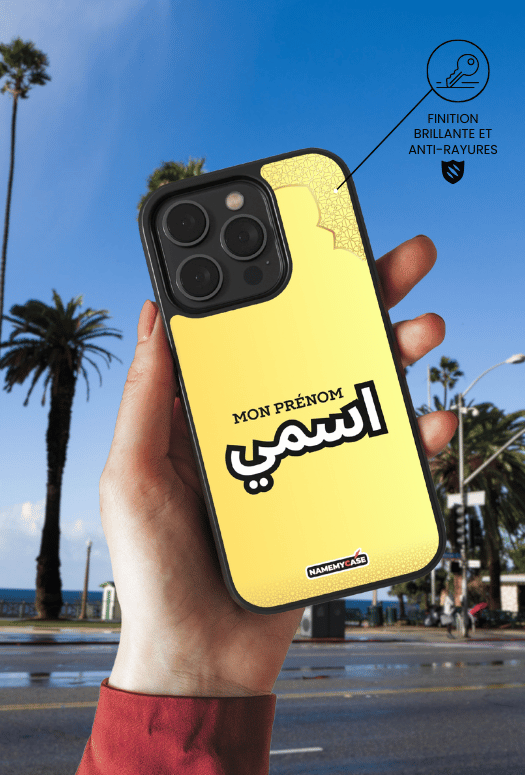 IPhone Coque Personnalisée - Yellow Gold