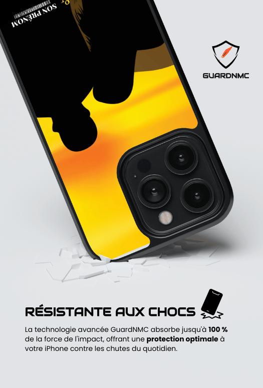 Yellow couple - iPhone Coque Personnalisée