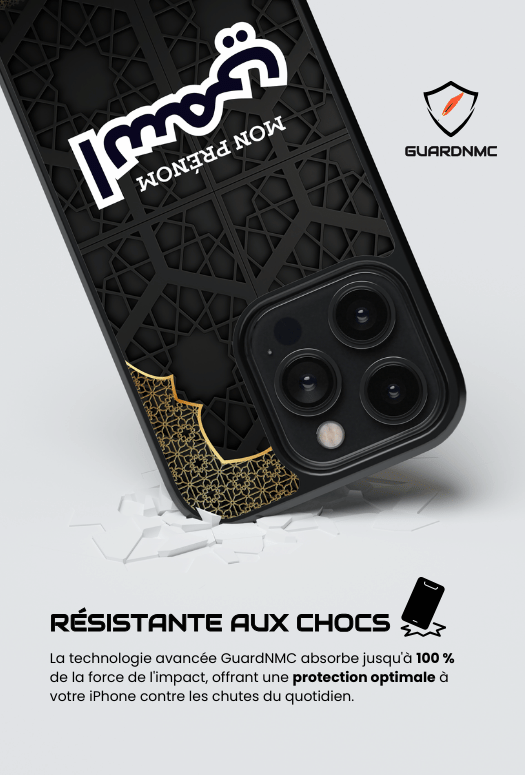 IPhone Coque Personnalisée - Black Gold 2