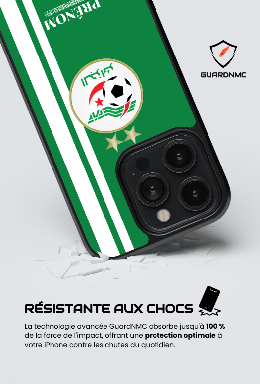 Coque iPhone Algérie vert – Protection Antichoc Fine et Élégante