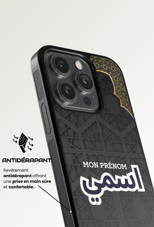 IPhone Coque Personnalisée - Black Gold 2