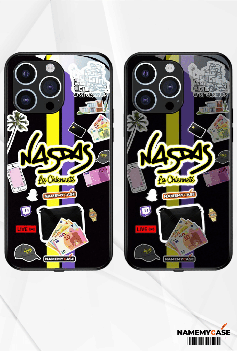 Coque iPhone LED Smartwave - Nasdas