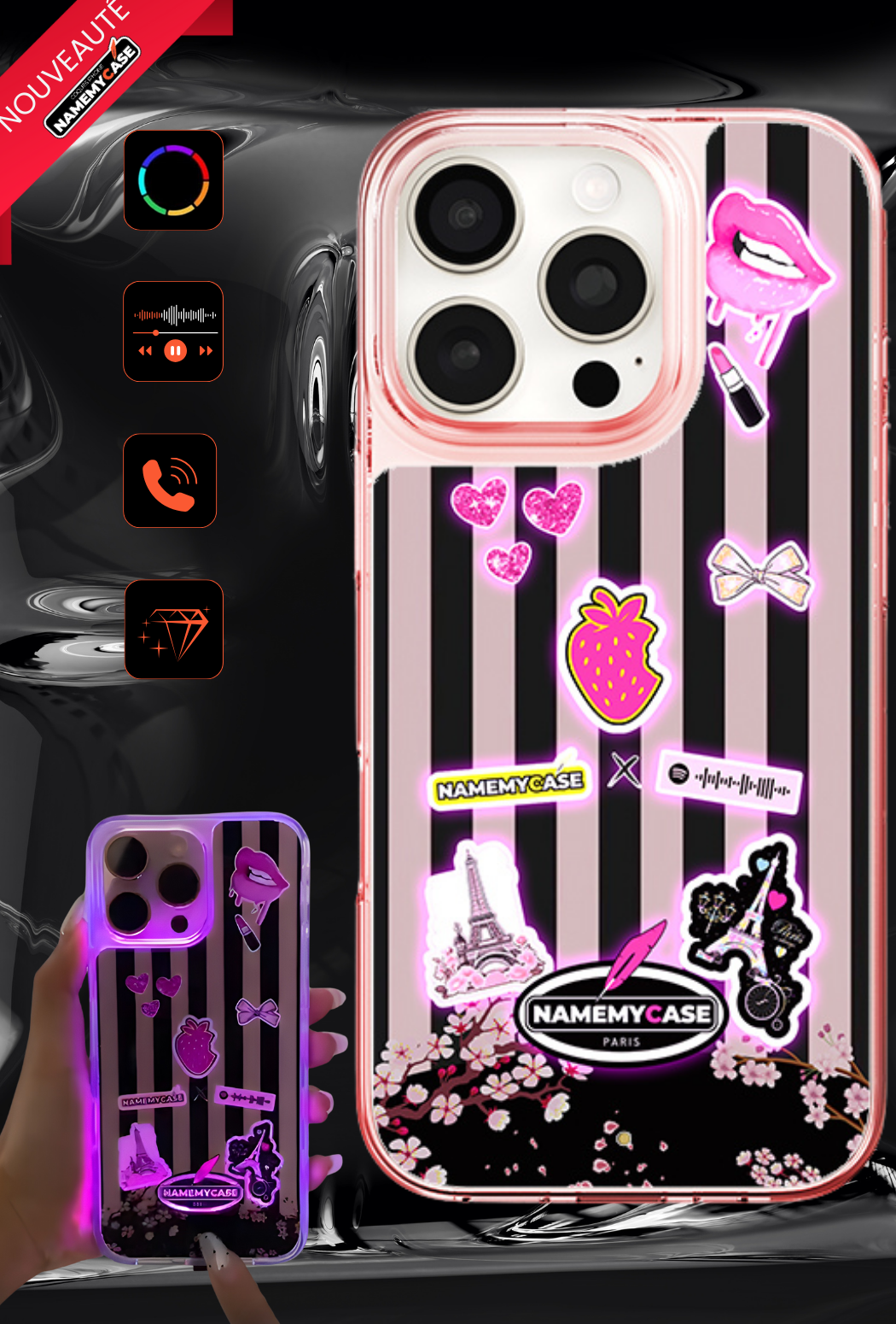 Coque iPhone LED - VSB