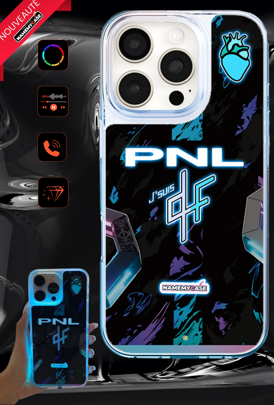 Coque iPhone LED - PNL