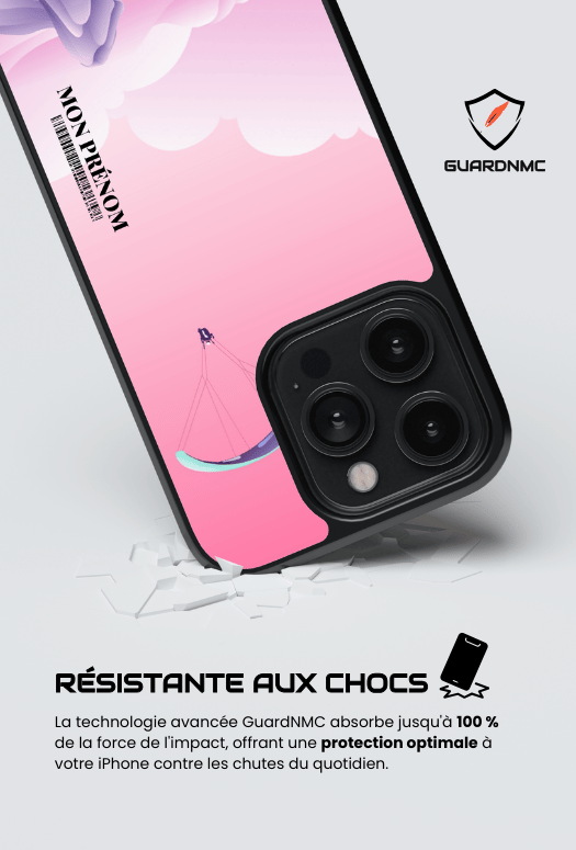 Pink Mountain - iPhone Coque Personnalisée