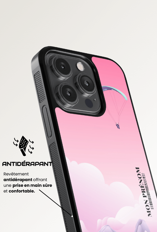 Pink Mountain - iPhone Coque Personnalisée