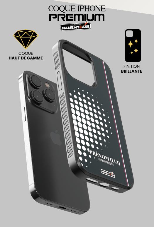 Coque iPhone à partager - Cœur abstrait 5