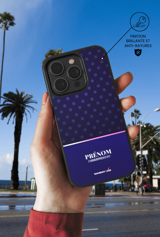 Purple M - IPhone Coque Personnalisée