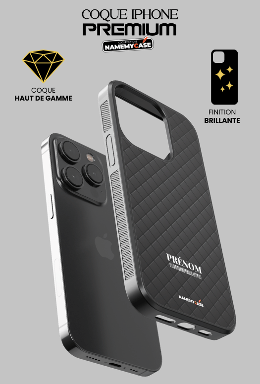 Black square - IPhone Coque Personnalisée
