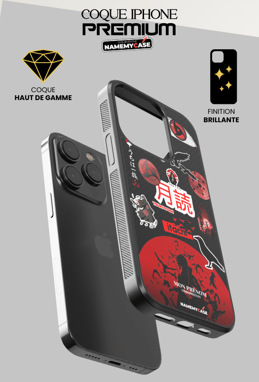 Coque iPhone - Tsukuyomi - Itachi Naruto