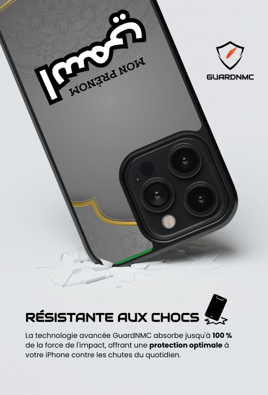 IPhone Coque Personnalisée - Gris Gold