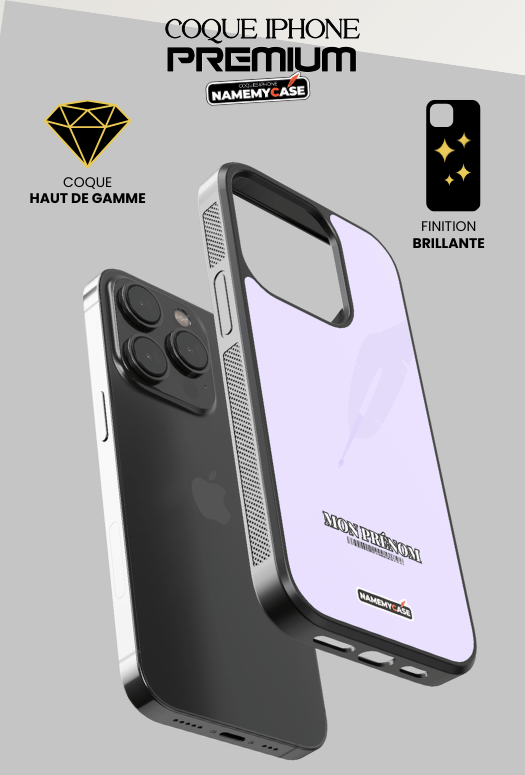 Coque iPhone - Simply lavande pastel