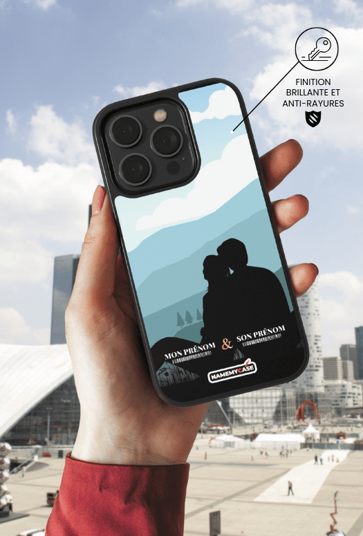 Nature couple - iPhone Coque Personnalisée