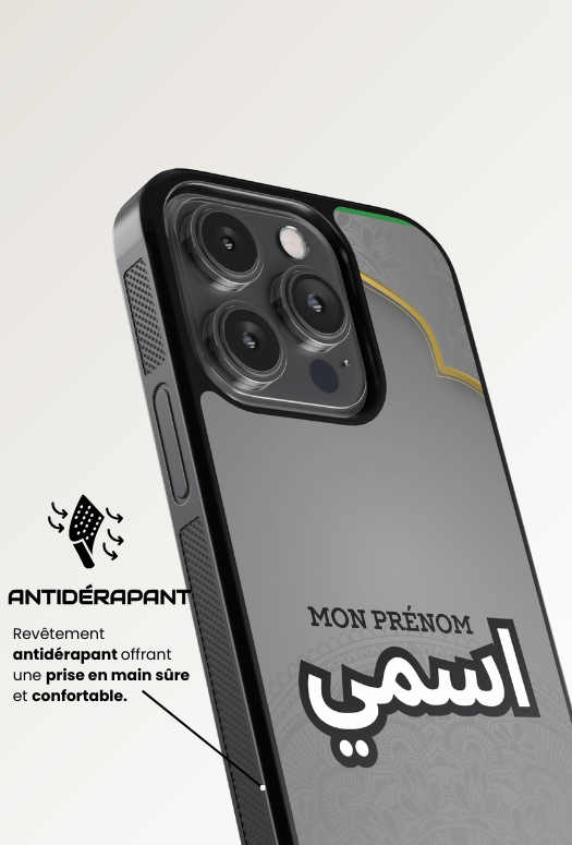 IPhone Coque Personnalisée - Gris Gold