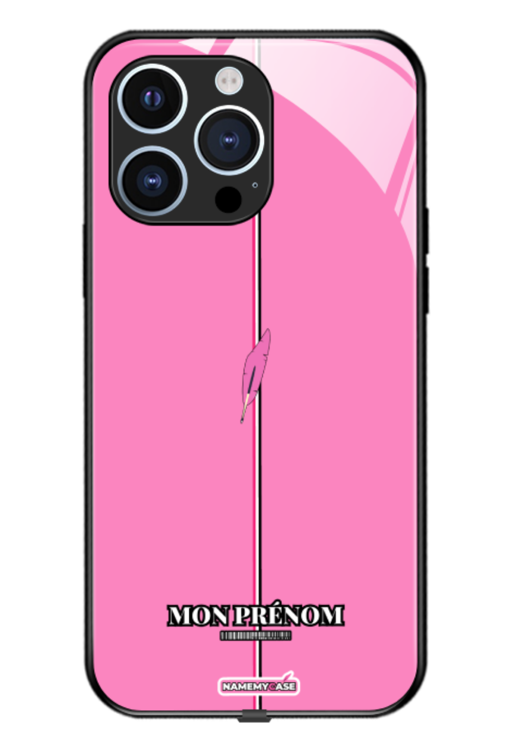 Coque iPhone - Rose bonbon