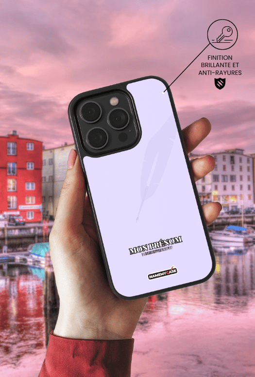 Coque iPhone - Simply lavande pastel