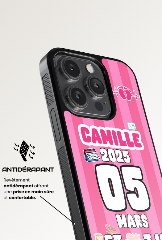 Coque iPhone - Cadeau de Naissance Fille & Garçon