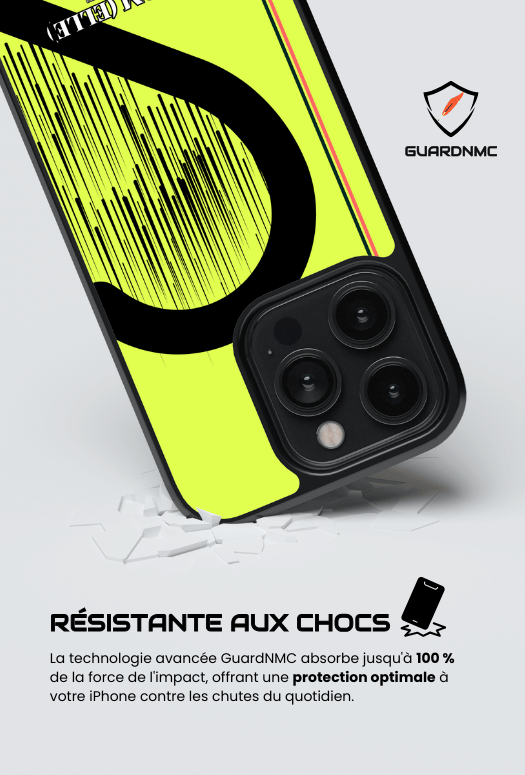 Coque iPhone à partager - Cœur rayé 4