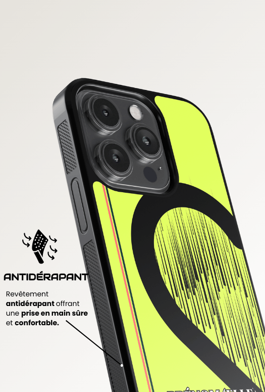 Coque iPhone à partager - Cœur rayé 4