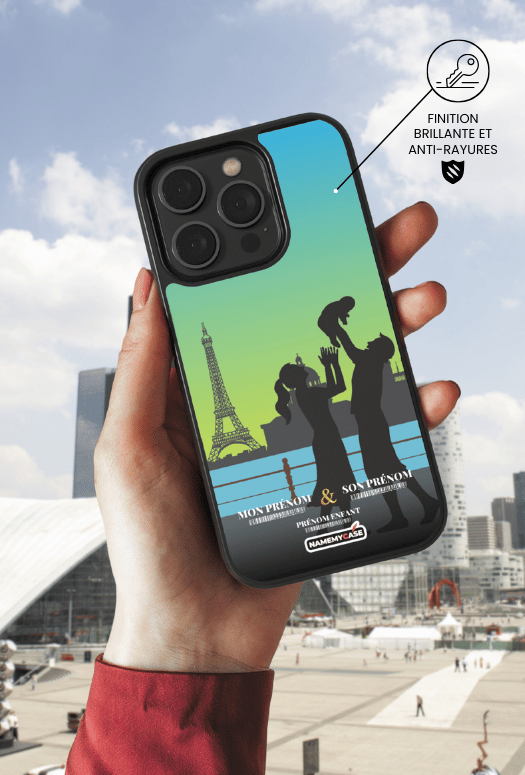 Paris couple - iPhone Coque Personnalisée