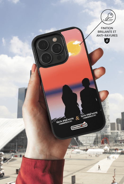 Red couple - iPhone Coque Personnalisée