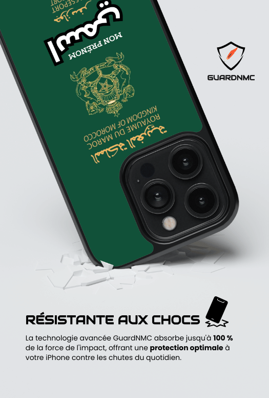 IPhone Coque Personnalisée - Maroc Passeport Green