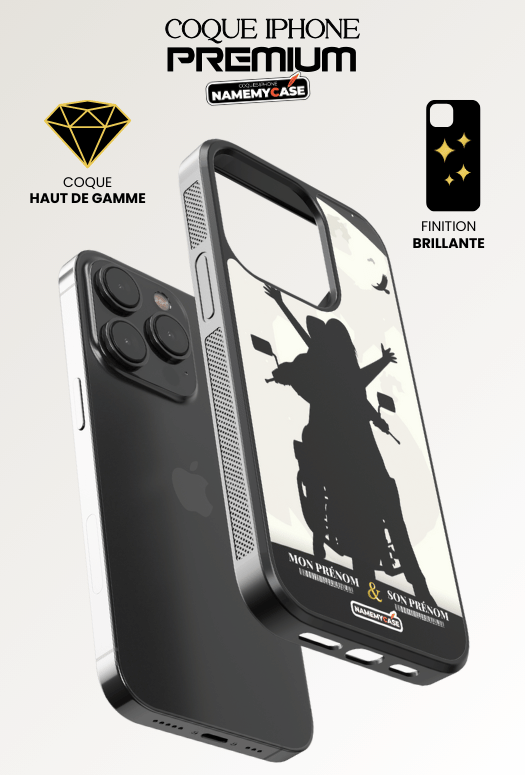 Ride Moon - iPhone Coque Personnalisée