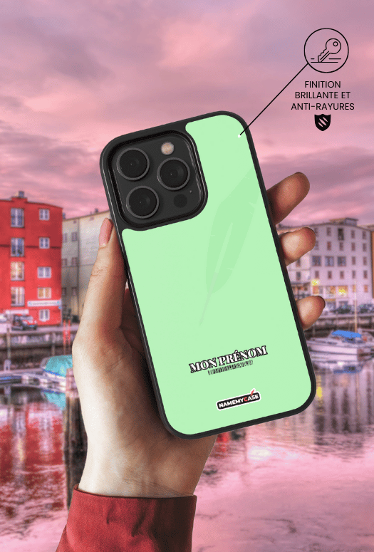 Coque iPhone - Simply vert pastel