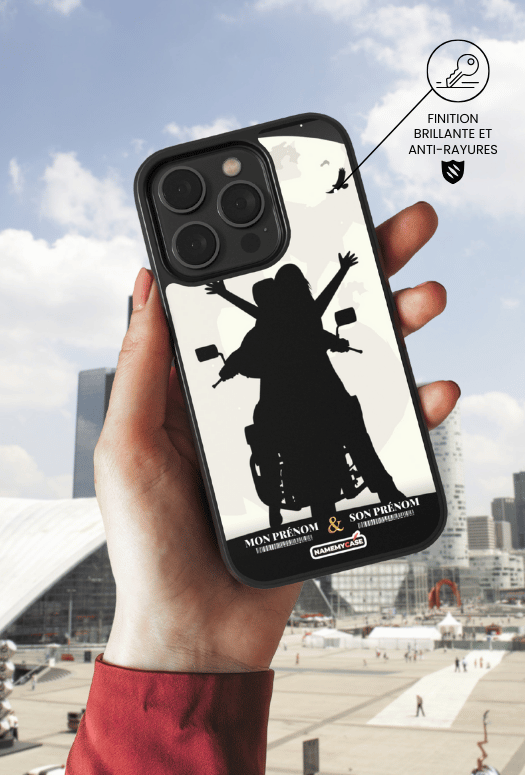 Ride Moon - iPhone Coque Personnalisée