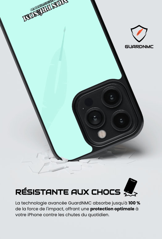 Coque iPhone - Simply bleu pastel