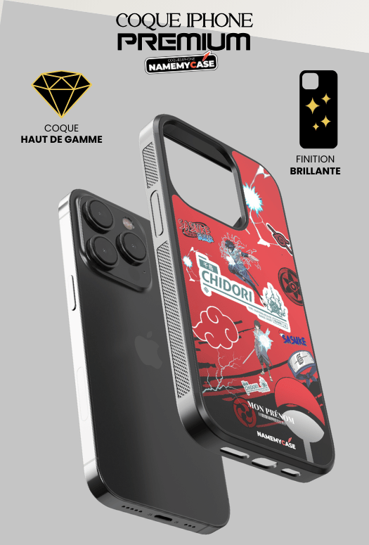 Coque iPhone - Chidori - Sasuke Naruto