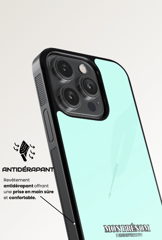 Coque iPhone - Simply bleu pastel