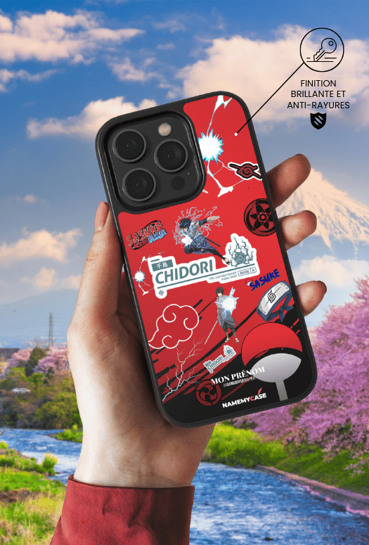 Coque iPhone - Chidori - Sasuke Naruto