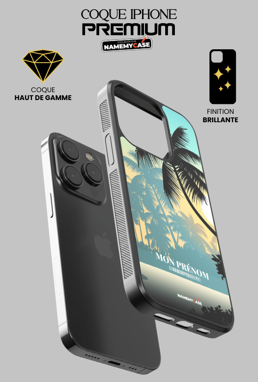 Palm Green - IPhone Coque Personnalisée