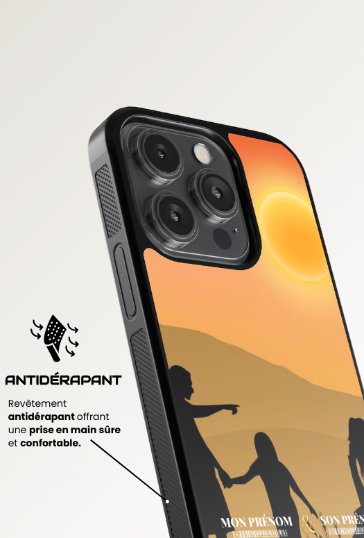 Sunset family - iPhone Coque Personnalisée