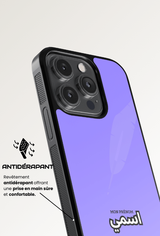 Coque iPhone - Oriental Lilas Bright