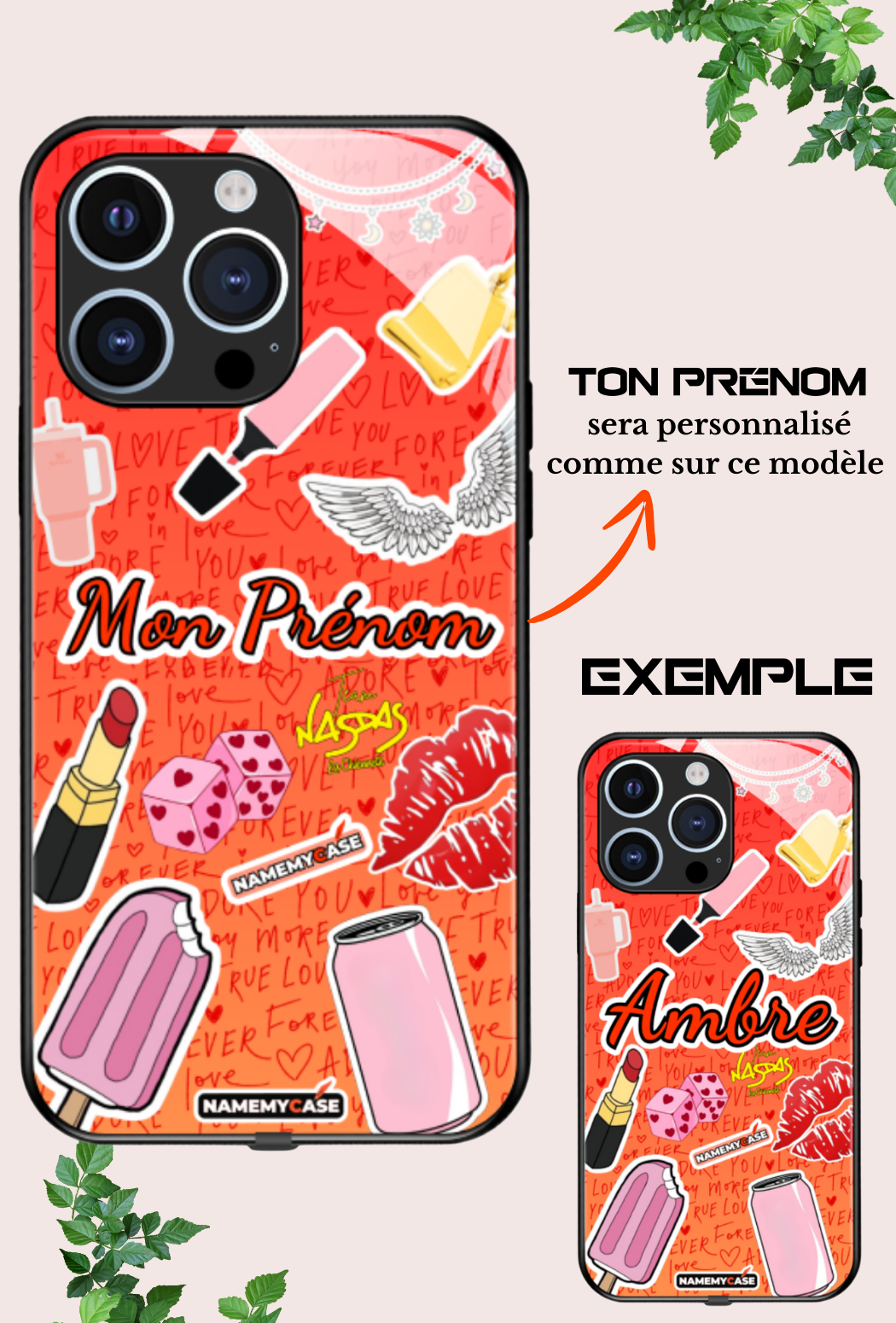 Coque iPhone - Modèle Myra x Team Nasdas