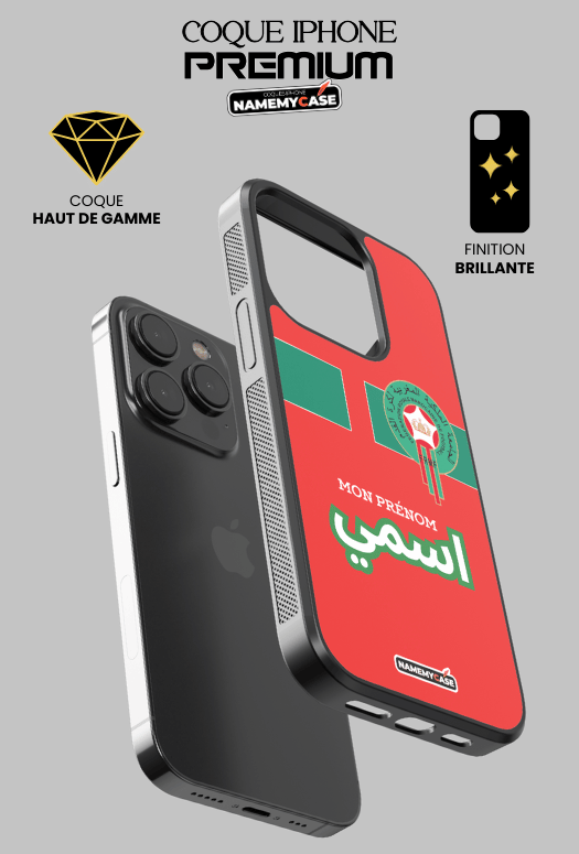 IPhone Coque Personnalisée - Morocco Rouge