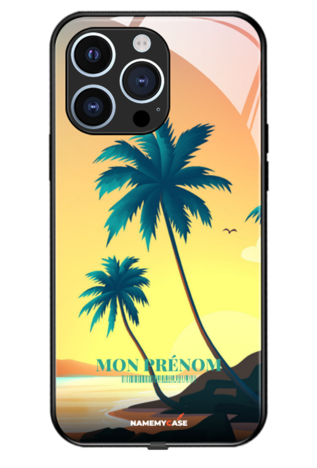 Yellow palm - IPhone Coque Personnalisée